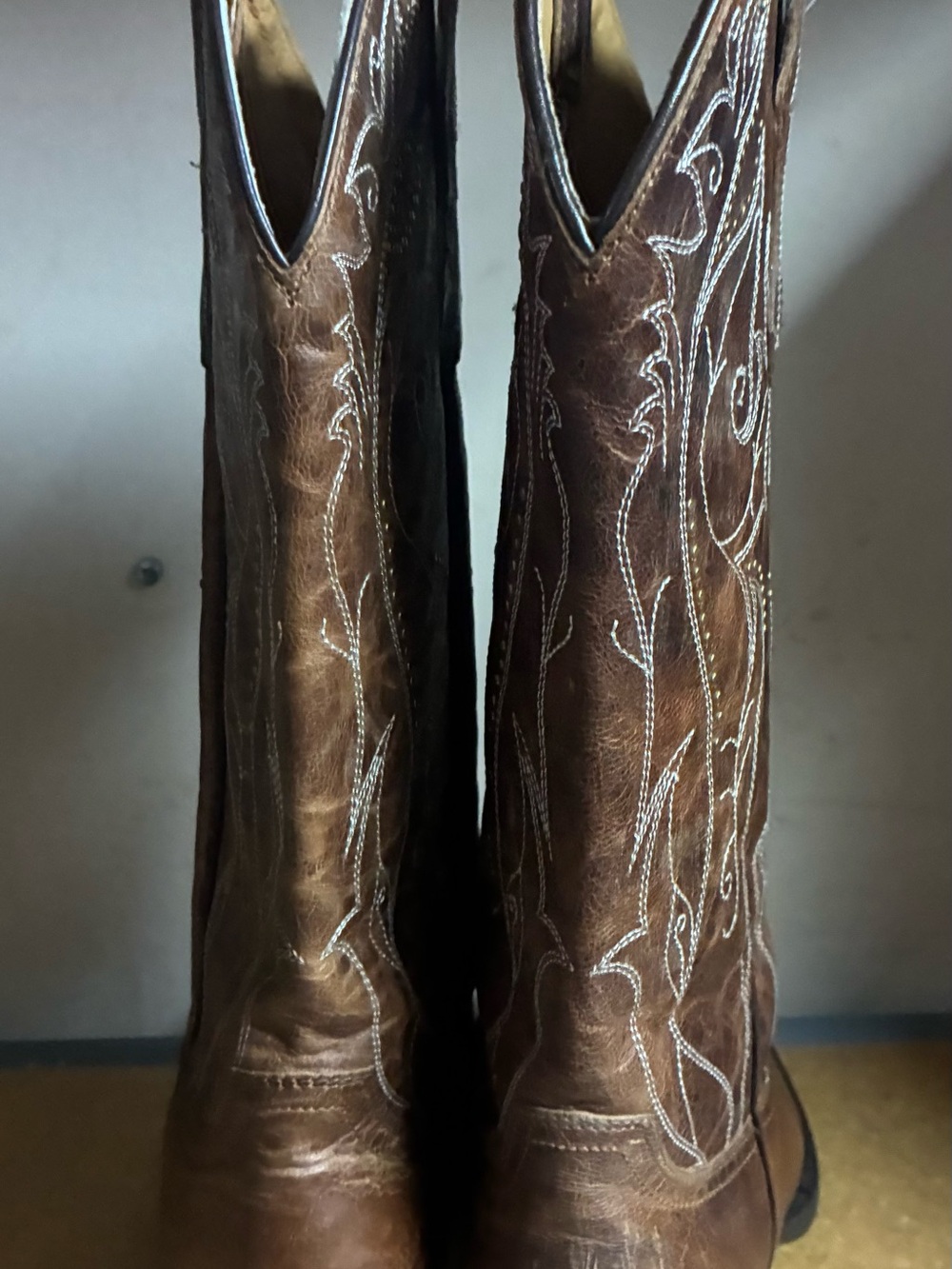 Idyllwind Miranda Lambert Women’s Size 6B Brown Distressed Leather Western Cowbo - Picture 4 of 7